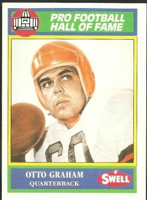 Otto Graham #26 Football Cards 1990 Swell Greats