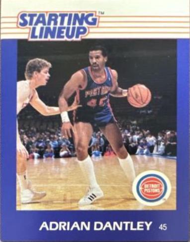 Adrian Dantley Basketball Cards 1988 Kenner Starting LineUp