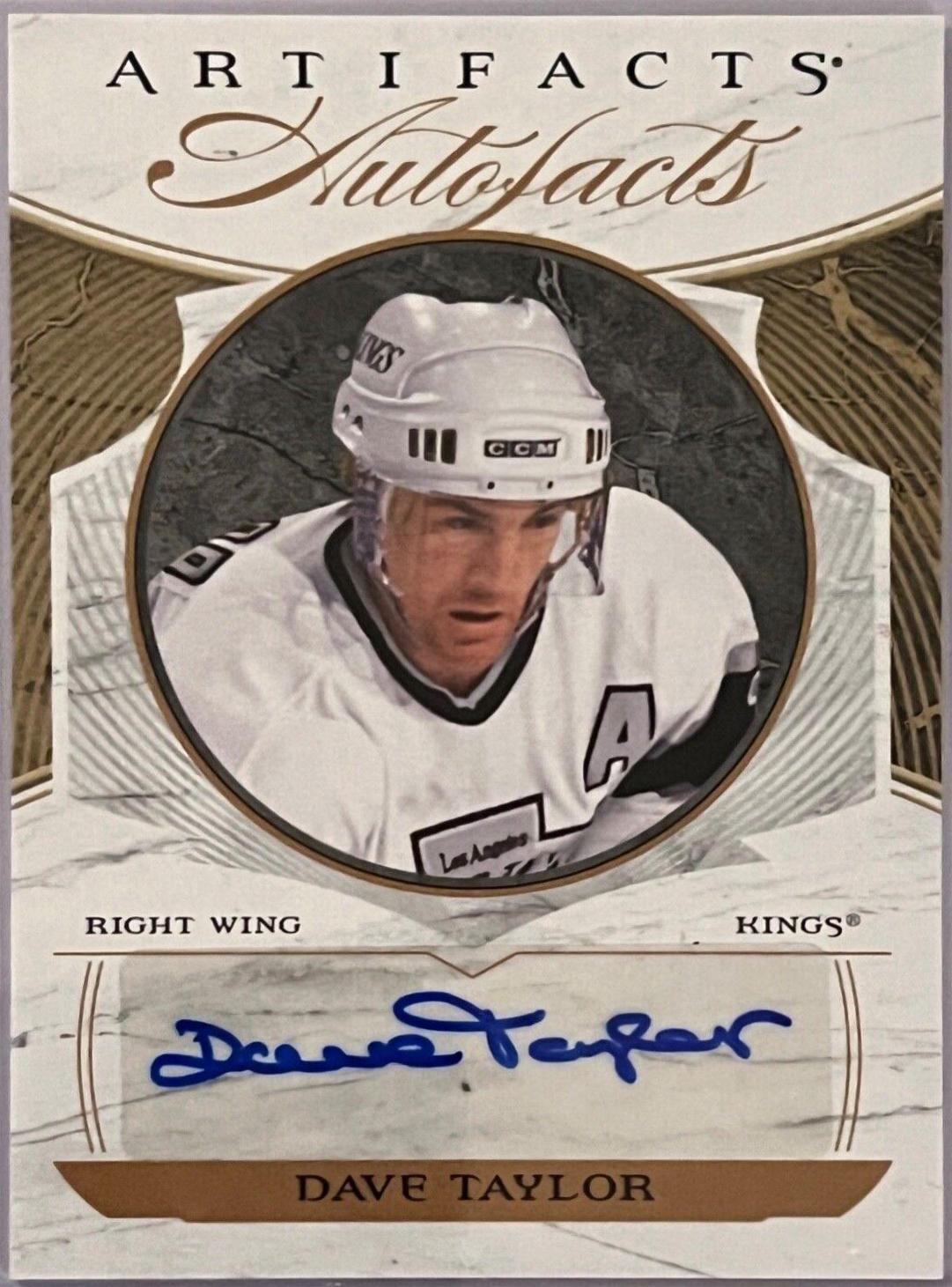 Dave Taylor #AF-DT Hockey Cards 2022 Upper Deck Artifacts Auto Facts