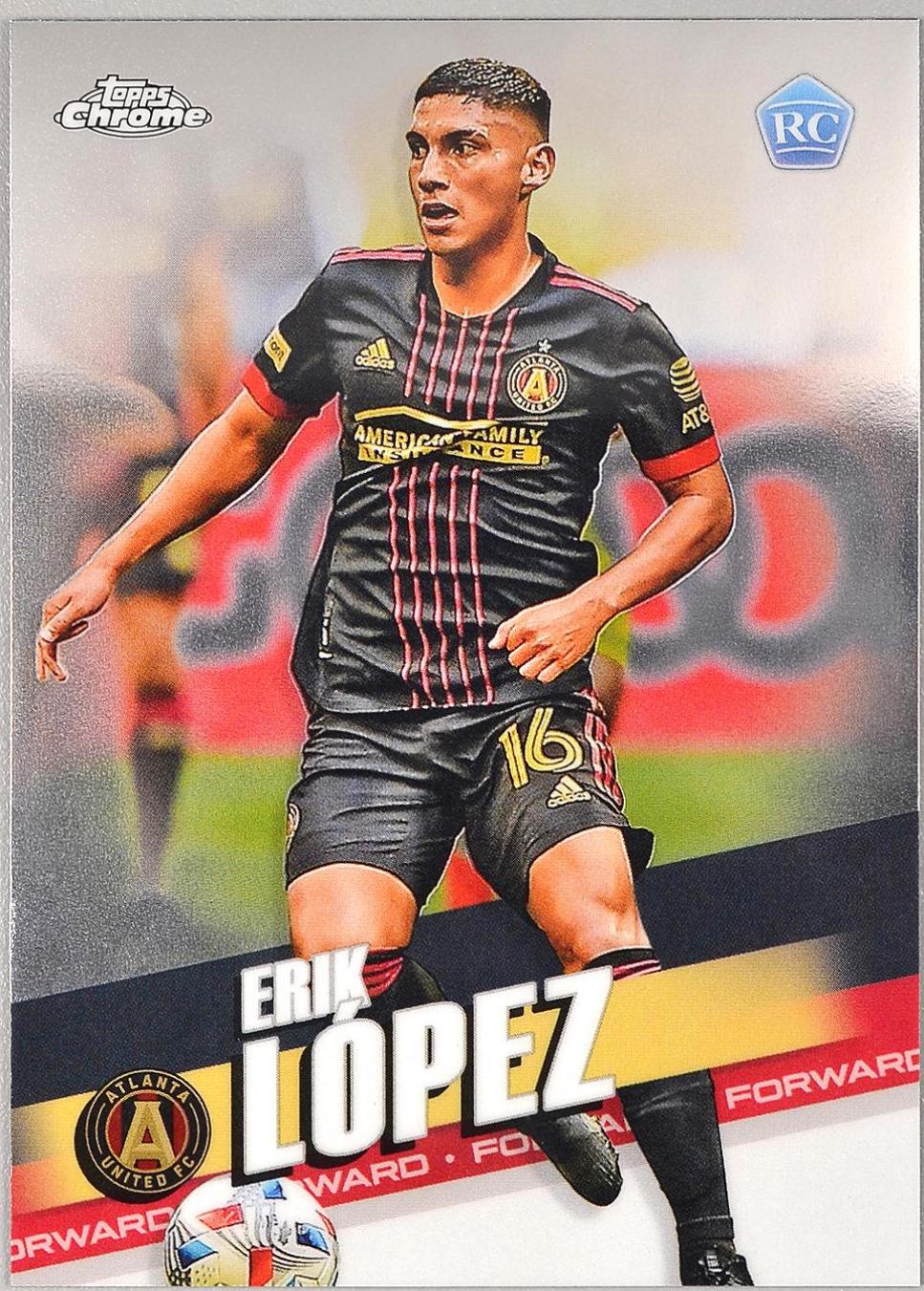 Erik Lopez #5 Soccer Cards 2022 Topps Chrome MLS