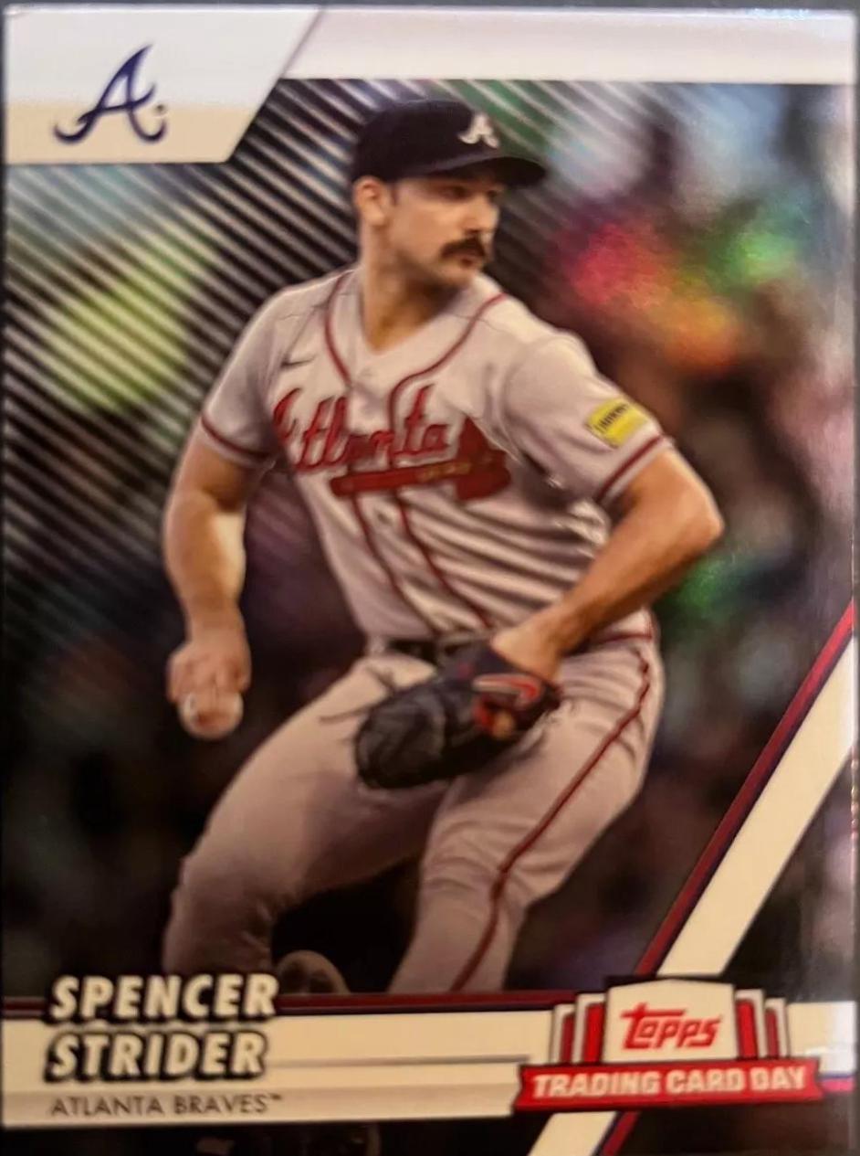 Spencer Strider #ATL-5 Baseball Cards 2024 Topps National Trading Card Day SGA