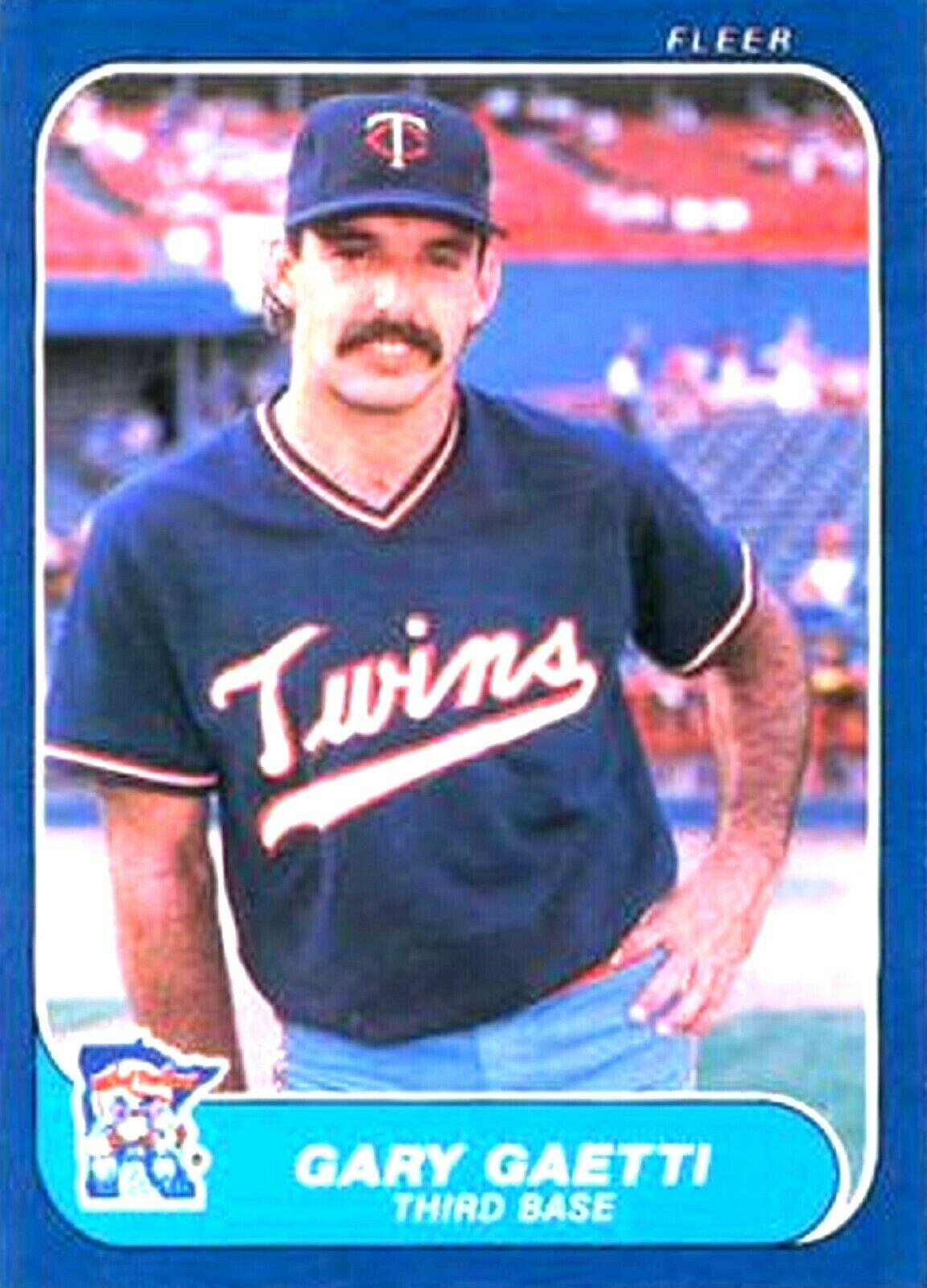 Gary Gaetti #394 Baseball Cards 1986 Fleer