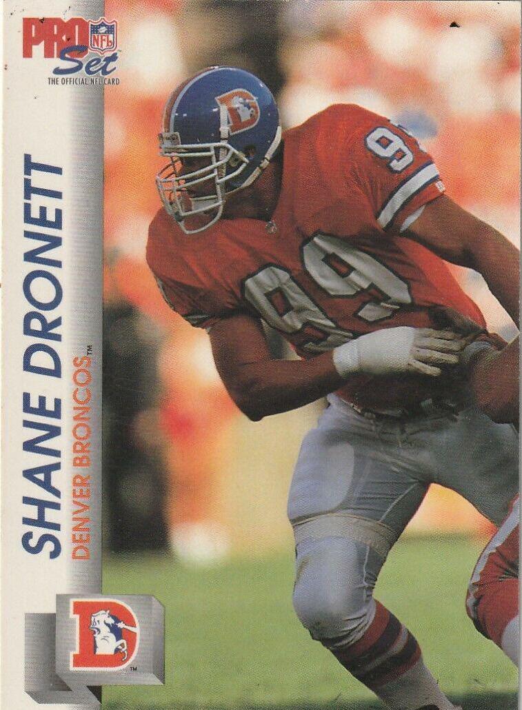 Shane Dronett #483 Football Cards 1992 Pro Set