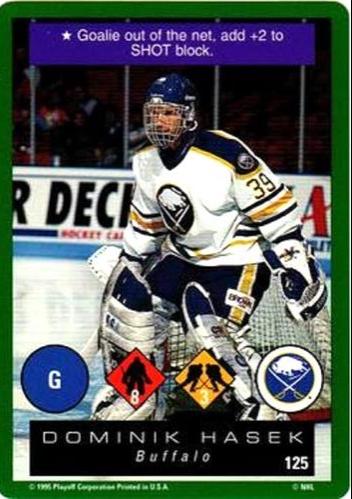 Dominik Hasek #12 1995 Playoff One On One Challenge Hockey