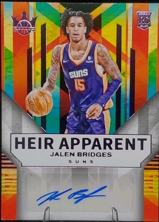 Jalen Bridges #HA-BRD Basketball Cards 2024 Panini Court Kings Heir Apparent