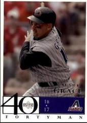 Mark Grace #491 Baseball Cards 2003 Upper Deck 40 Man Prices