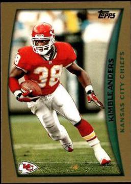 Kimble Anders #37 Football Cards 1998 Topps
