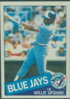 Willie Upshaw #75 Baseball Cards 1985 Topps Mini