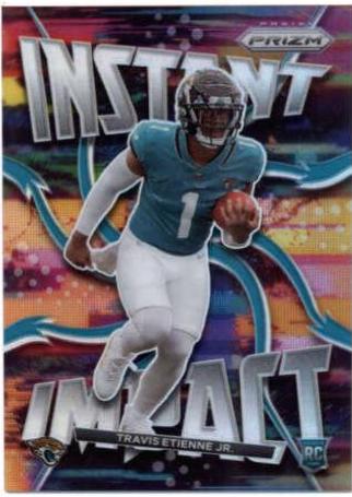 Travis Etienne Jr. #II-13 Football Cards 2021 Panini Prizm Instant Impact