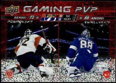 Sergei Bobrovsky / Andrei Vasilevskiy #GPVP-14 Hockey Cards 2024 Upper Deck Gaming PVP