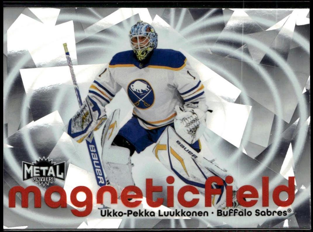 Ukko-Pekka Luukkonen #3 2025 Skybox Metal Universe Magnetic Field Hockey