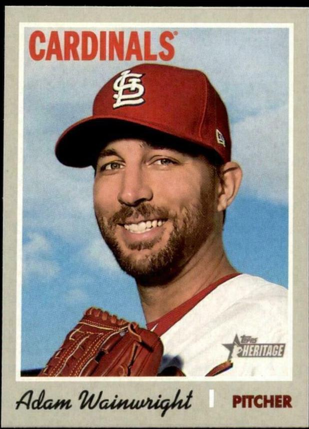 Adam Wainwright #584 2019 Topps Heritage Baseball