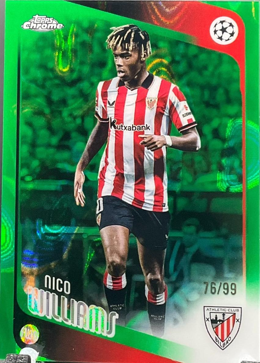 Nico Williams [Green Lava Refractor] #38