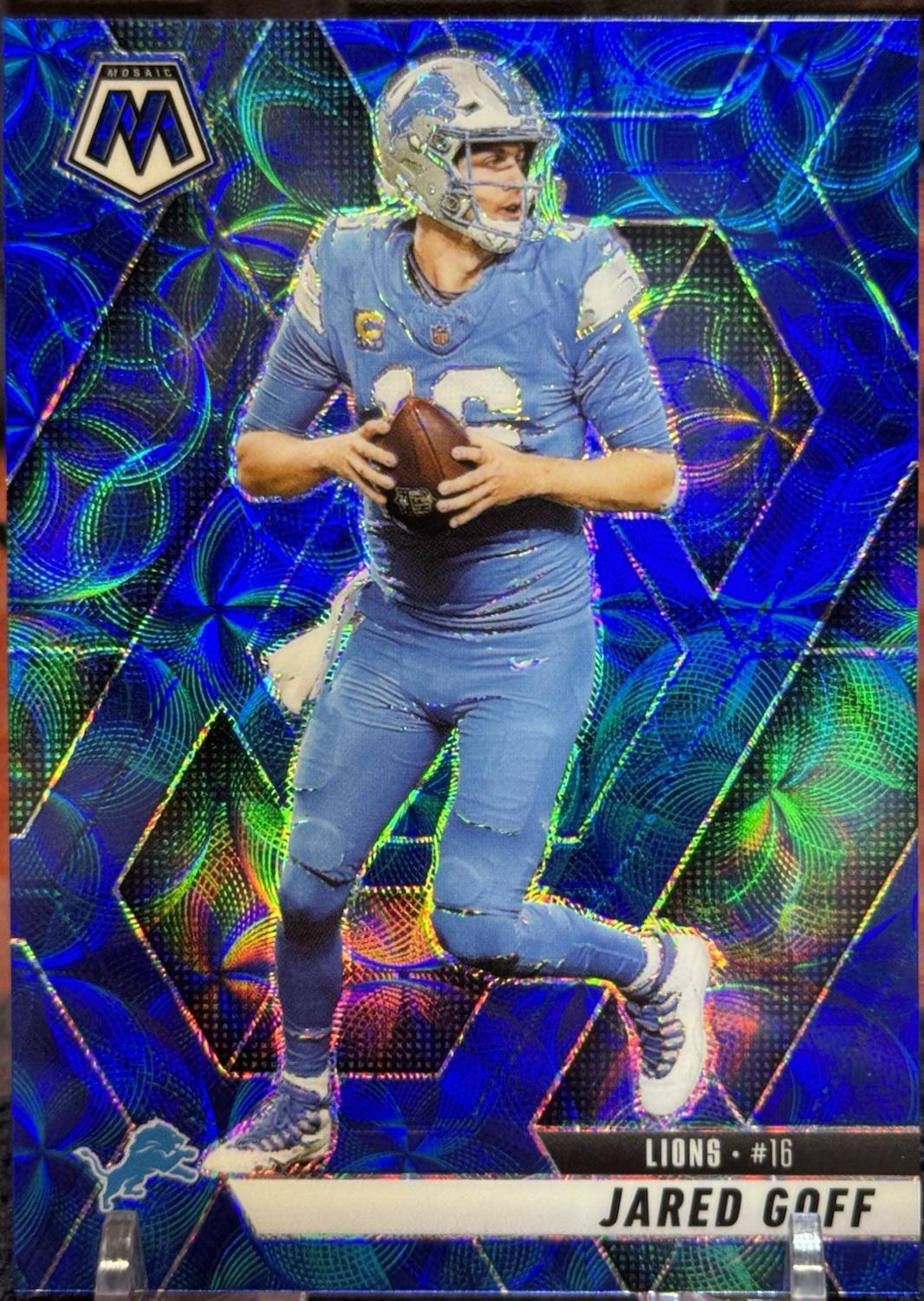2025 Panini Mosaic Jared Goff [Blue Scope] #194 card