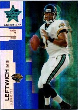 Byron Leftwich #84 2007 Leaf Rookies & Stars Longevity Football