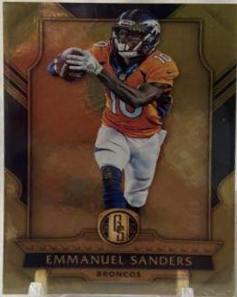 Emmanuel Sanders #2 Football Cards 2017 Panini Gold Standard