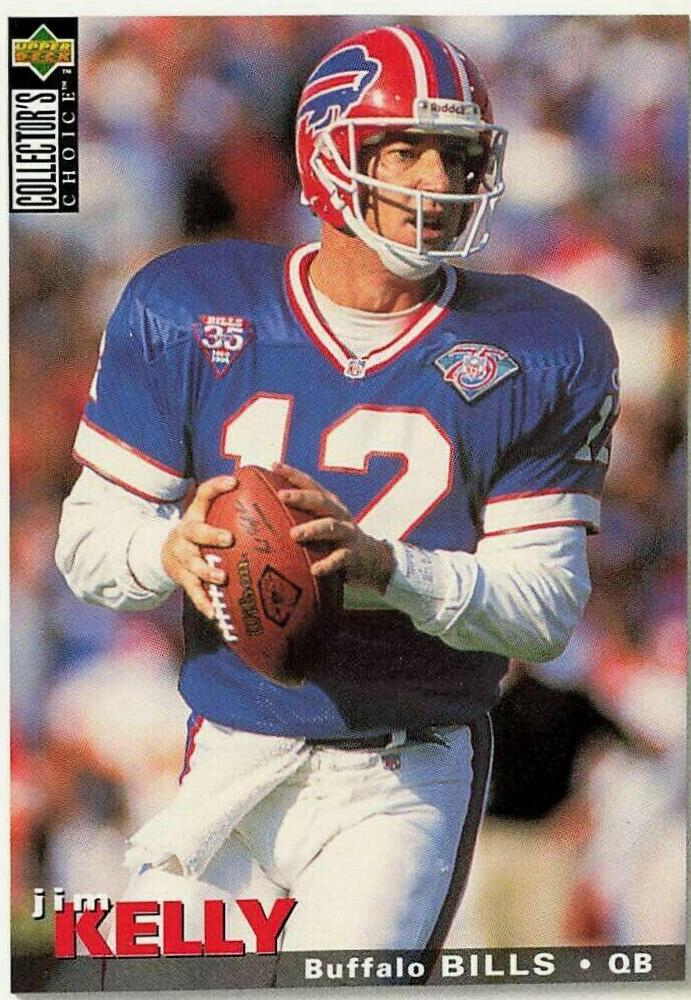 Jim Kelly #135 Football Cards 1995 Collector's Choice