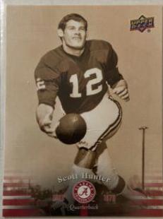 Scott Hunter #13 Football Cards 2012 Upper Deck University of Alabama