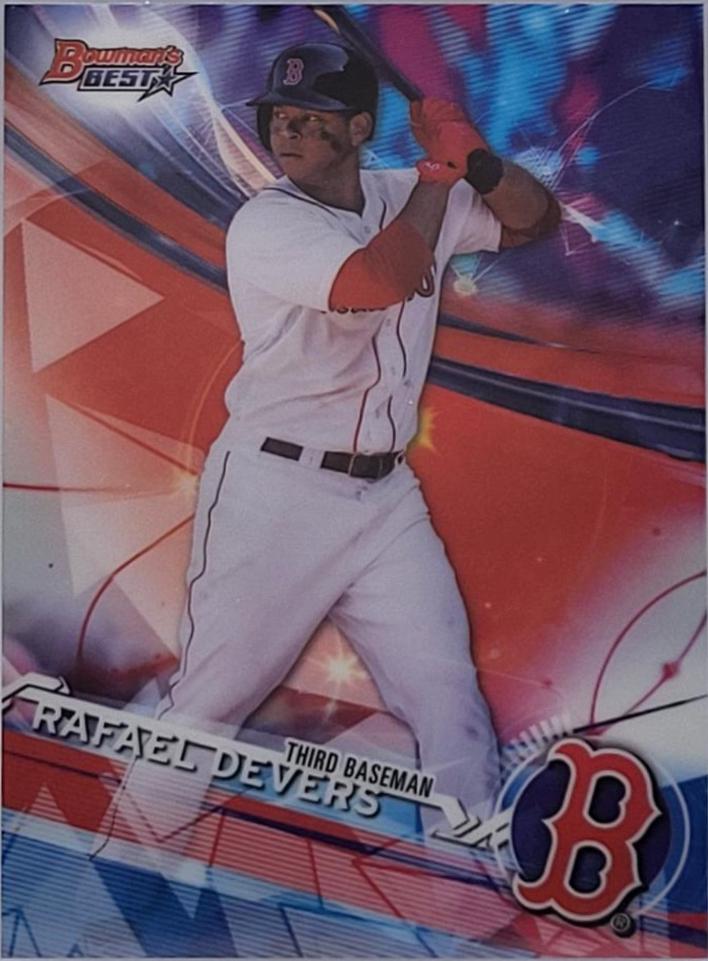 Rafael Devers #TP-12 Baseball Cards 2017 Bowman's Best Top Prospects