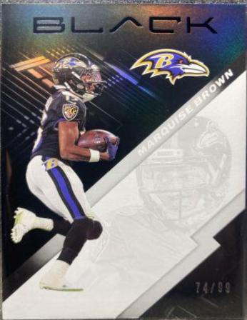 Marquise Brown #8 Football Cards 2020 Panini Black