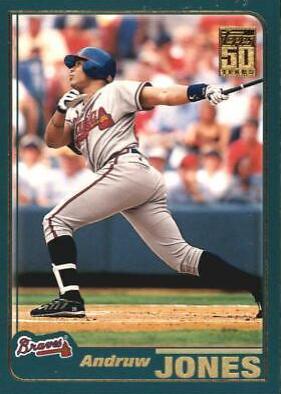 Andruw Jones #602 Baseball Cards 2001 Topps