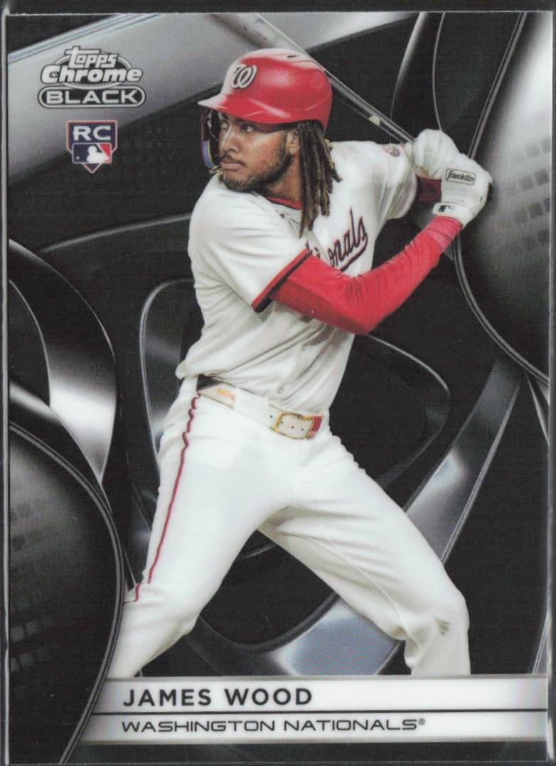 James Wood #104 Baseball Cards 2025 Topps Chrome Black