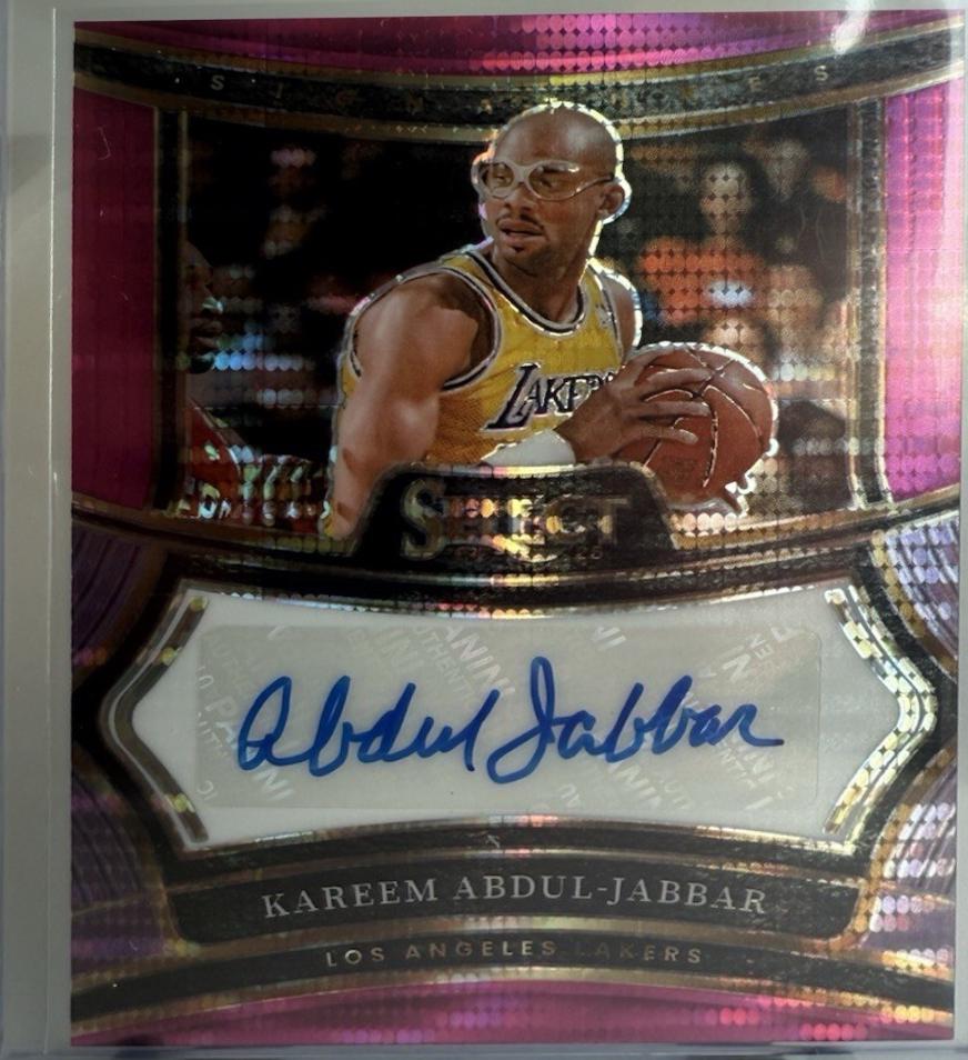 Kareem Abdul-Jabbar #20 2024 Panini Select Signature Basketball
