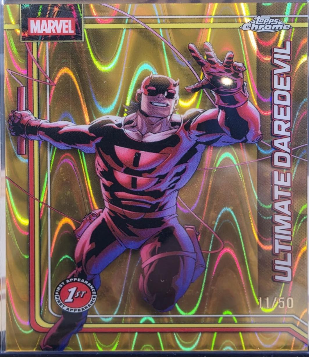 Ultimate Daredevil Gold RayWave Refractor