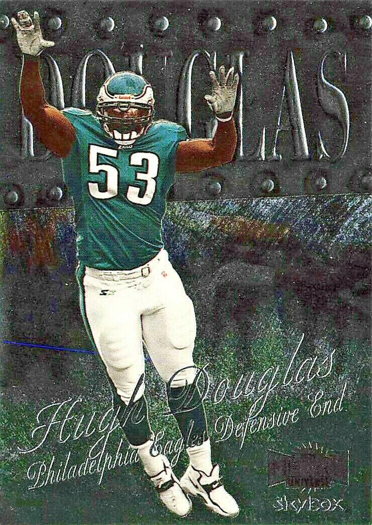 Hugh Douglas #5 Football Cards 1999 Metal Universe