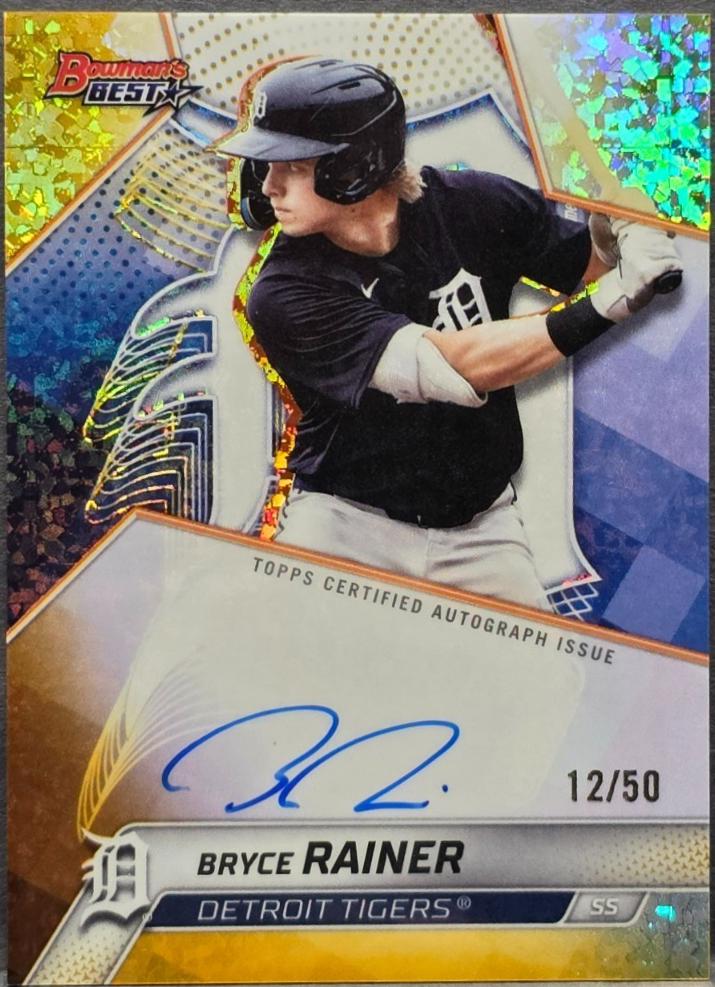 Bryce Rainer [Gold Mini-Diamond Refractor] #B25-BR