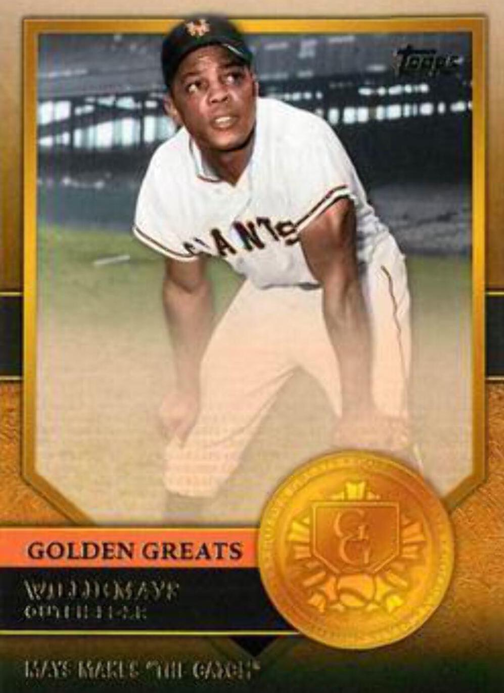 Willie Mays #GG-11 Baseball Cards 2012 Topps Golden Greats