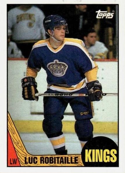 Luc Robitaille #42 Hockey Cards 1987 Topps