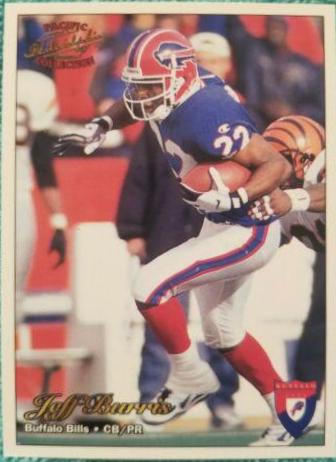 Jeff Burris #35 Football Cards 1997 Pacific Philadelphia