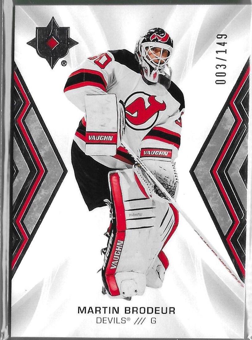 Martin Brodeur #96 2021 Ultimate Collection Hockey