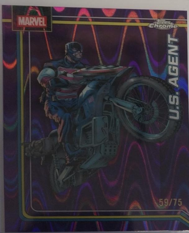 U.S. Agent Purple RayWave Refractor