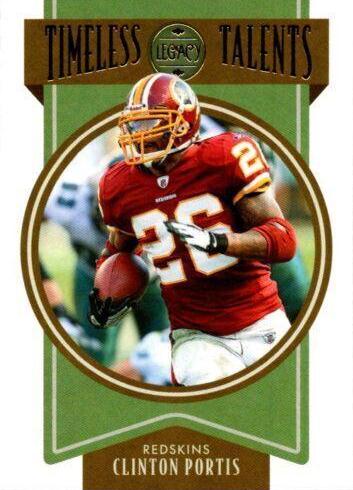 Clinton Portis #TT-12 Football Cards 2022 Panini Legacy Timeless Talents
