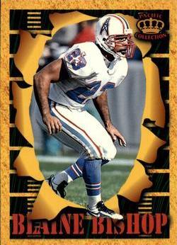 Blaine Bishop #SM65 1996 Pacific Invincible Smash Mouth Football