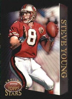 Steve Young #15 Football Cards 1997 Topps Stars