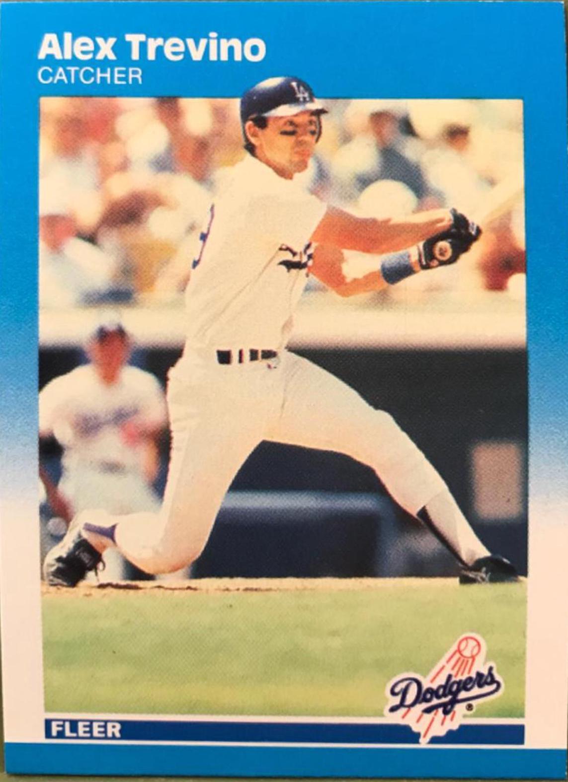 Alex Trevino #456 Baseball Cards 1987 Fleer