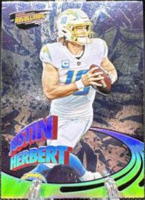 Justin Herbert #PR-4 Football Cards 2022 Panini Zenith Pacific Revolution