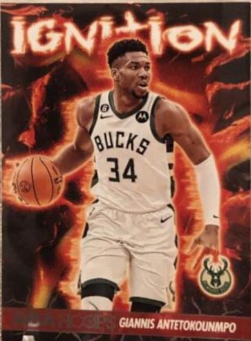 Giannis Antetokounmpo #7 Basketball Cards 2023 Panini Hoops Ignition
