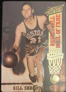 Bill Sharman #27 Basketball Cards 1993 Action Packed Hall of Fame