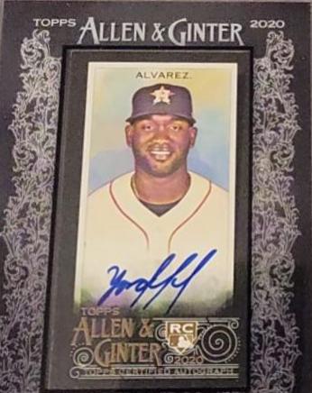 Yordan Alvarez [X Black Frame] #MA-YA