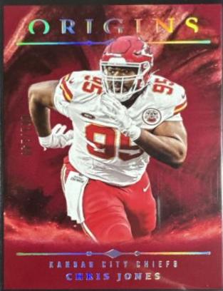 Chris Jones [Red] #96 Prices | 2024 Panini Origins | Football Cards