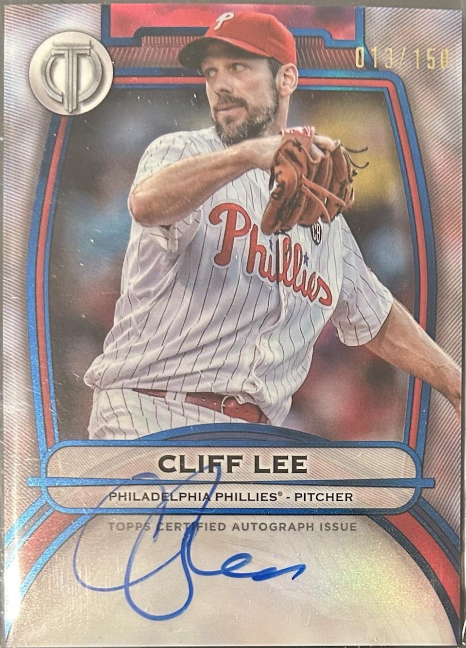 Cliff Lee #TA-LEE 2025 Topps Tribute Autograph Baseball