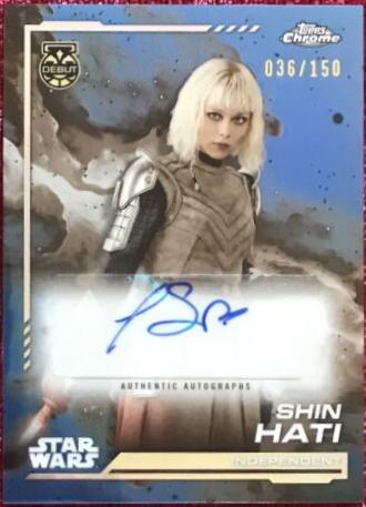 Ivanna Sakhno as Shin Hati [Skywalker Blue Refractor] #AU-IS