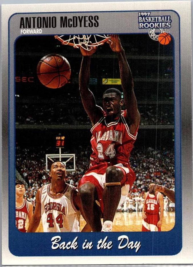 Antonio McDyess #95 1997 Score Board Rookies Basketball