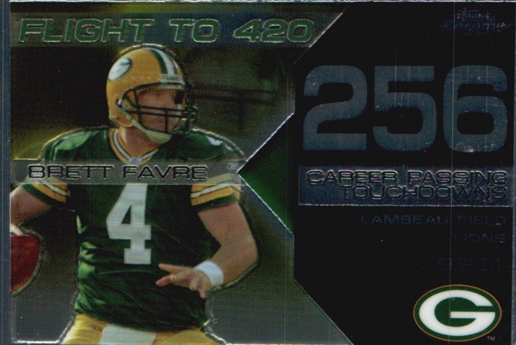 Brett Favre #BFC256 2008 Topps Chrome Brett Favre Collection Football
