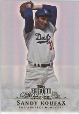 Sandy Koufax #10 Baseball Cards 2013 Topps Tribute