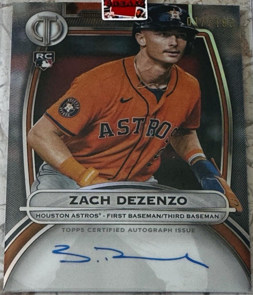 Zach Dezenzo #TA-ZD 2025 Topps Tribute Autograph Baseball